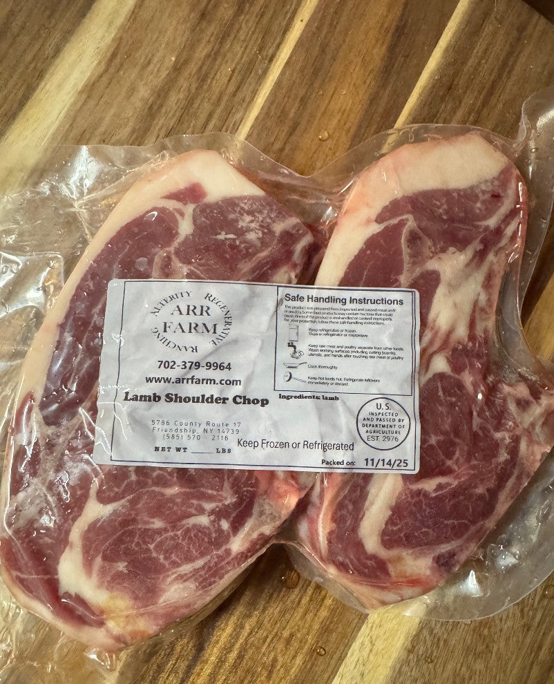 💯 Grass Fed Lamb Shoulder Chops