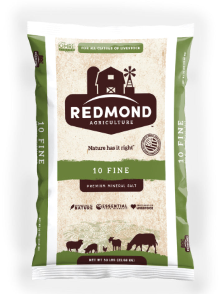 Redmond Natural Trace Mineral Salt, 50lbs image 0