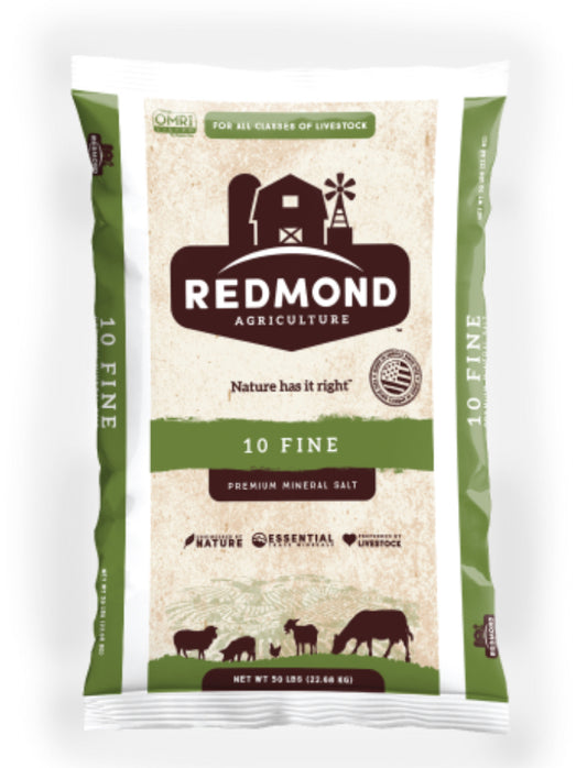 Redmond Natural Trace Mineral Salt, 50lbs image 0